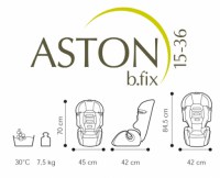 Brevi Автокресло Aston b.fix (15-36) \077\ для детей весом от 15 кг до 36 кг