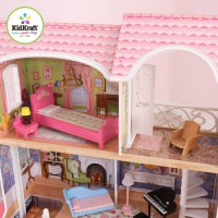 Винтажный кукольный дом для Барби Магнолия Magnolia с мебелью 13 предметов